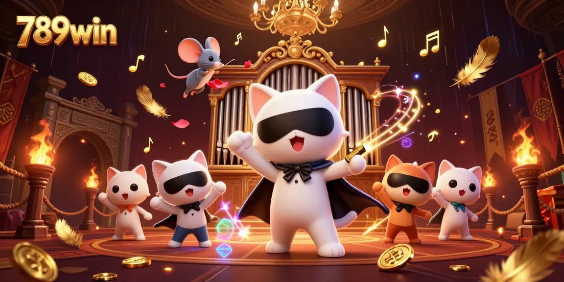 Engage in thrilling gameplay at 789win with vibrant casino elements and rich 3D illustration.