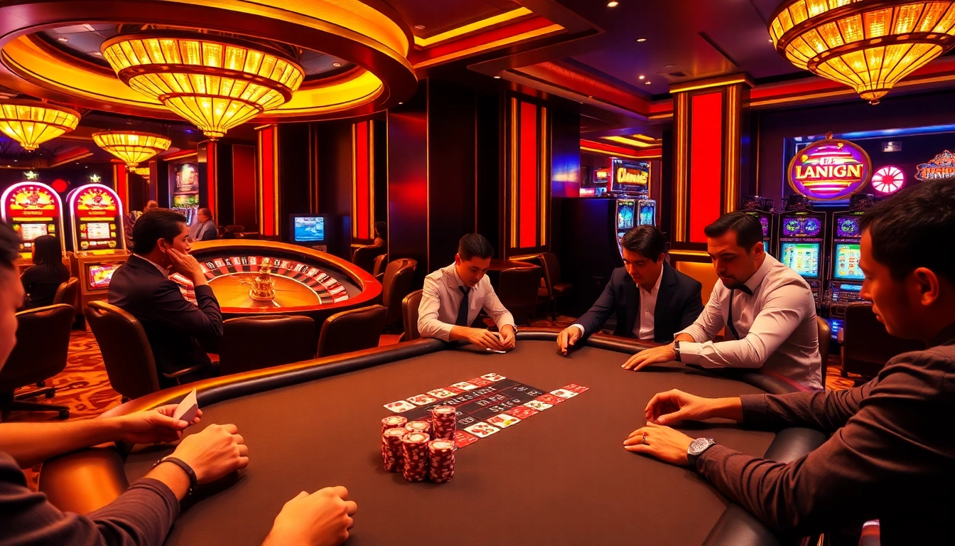 Experience the excitement of betting at sin88 with a vibrant casino scene and high-stakes poker action.