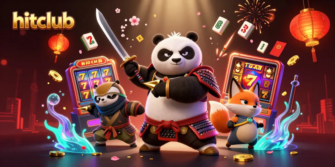 Experience hitclub's vibrant 3D gaming scene with dynamic characters and exciting casino elements.