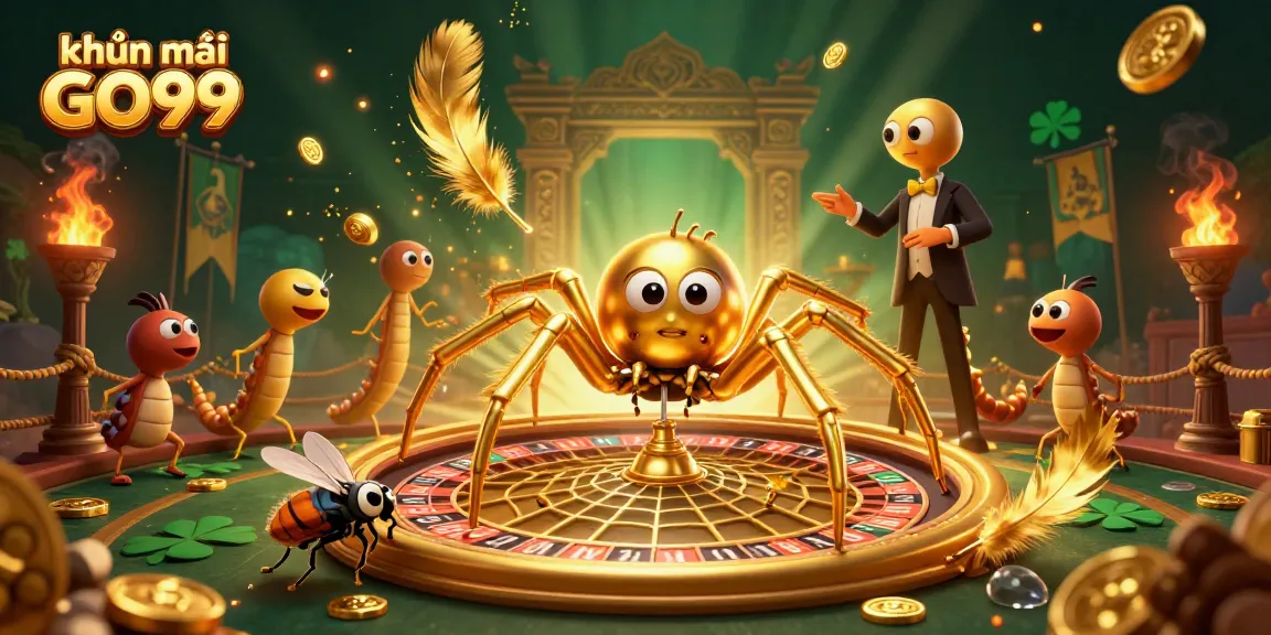 Engage with khuyến mãi GO99 by placing bets at this vibrant casino-themed illustration.