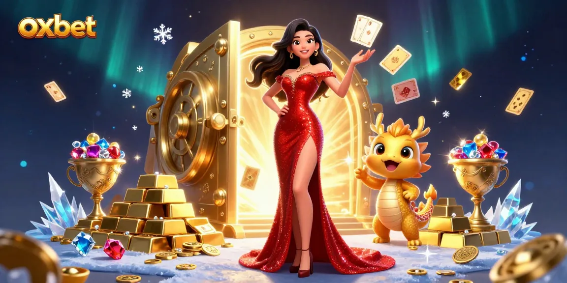 Engage in thrilling gameplay at OXBET, showcasing a glamorous scene filled with treasure and excitement.