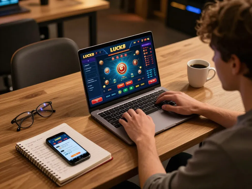 Trải nghiệm chơi game thú vị trên nền tảng casino trực tuyến của LUCK8, với người chơi đắm chìm trong chiến lược và niềm vui