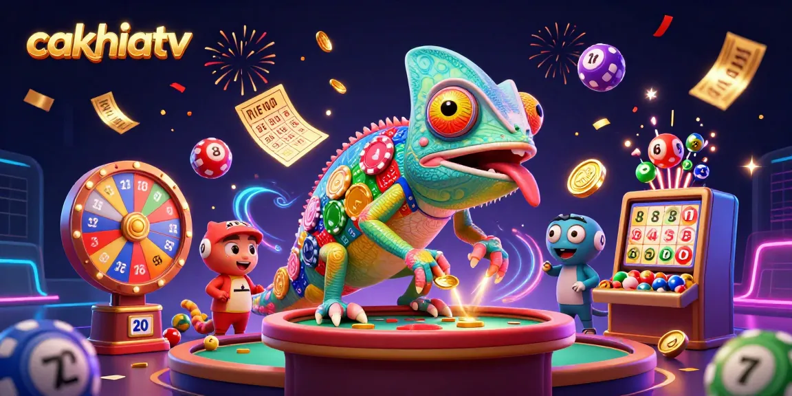 Experience thrilling moments with cakhiatv as the vibrant chameleon casino owner captures golden wins.