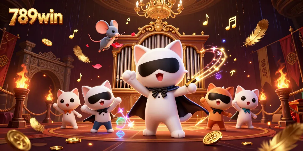 Engage in thrilling gameplay at 789win with vibrant casino elements and rich 3D illustration.