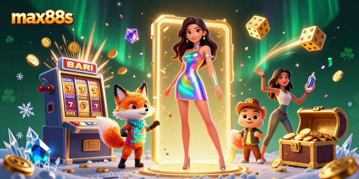 Experience thrilling wins at max88s with vibrant slot machines and colorful rewards.
