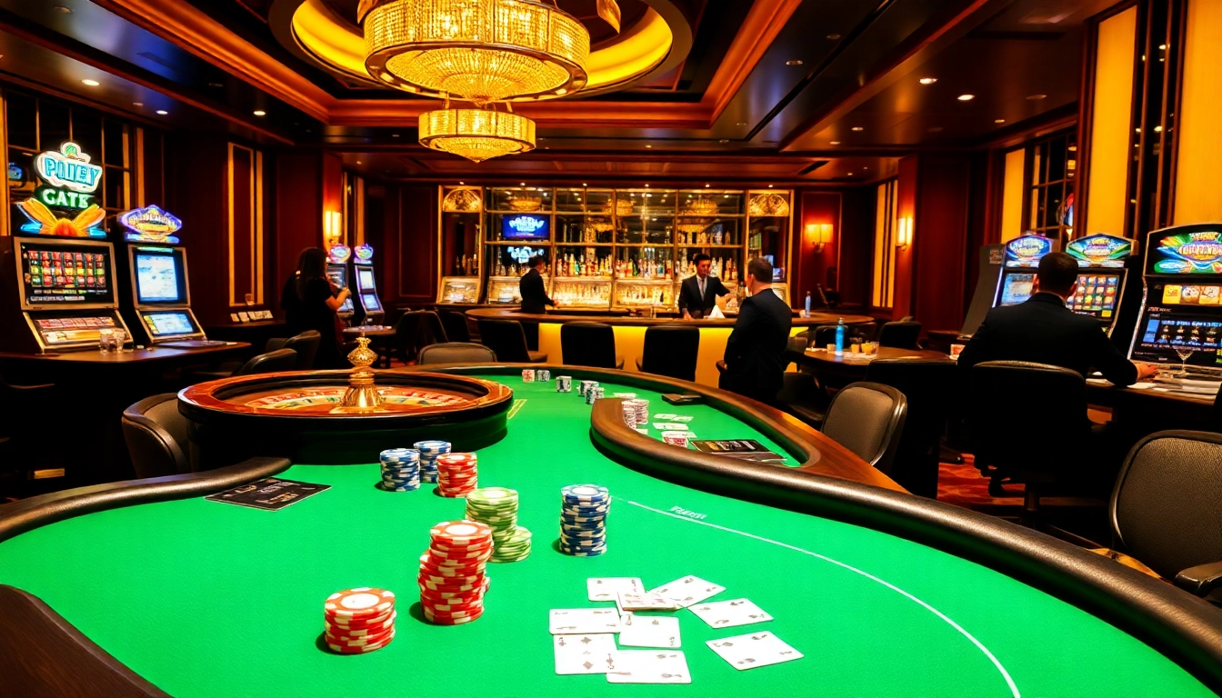 Experience the excitement of gambling at https://xx88brand.com/ featuring vibrant casino tables and lively players.