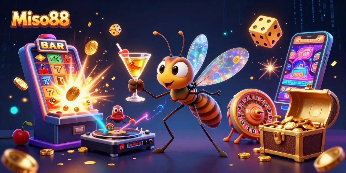 Miso88 offers an immersive gaming experience with lively slots and vibrant casino graphics.