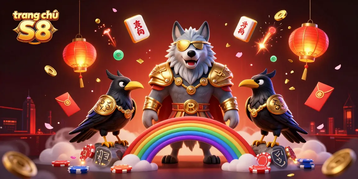 Engage in thrilling gameplay at trang chủ S8 with an illustration of vibrant Norse casino scene filled with game treasures.