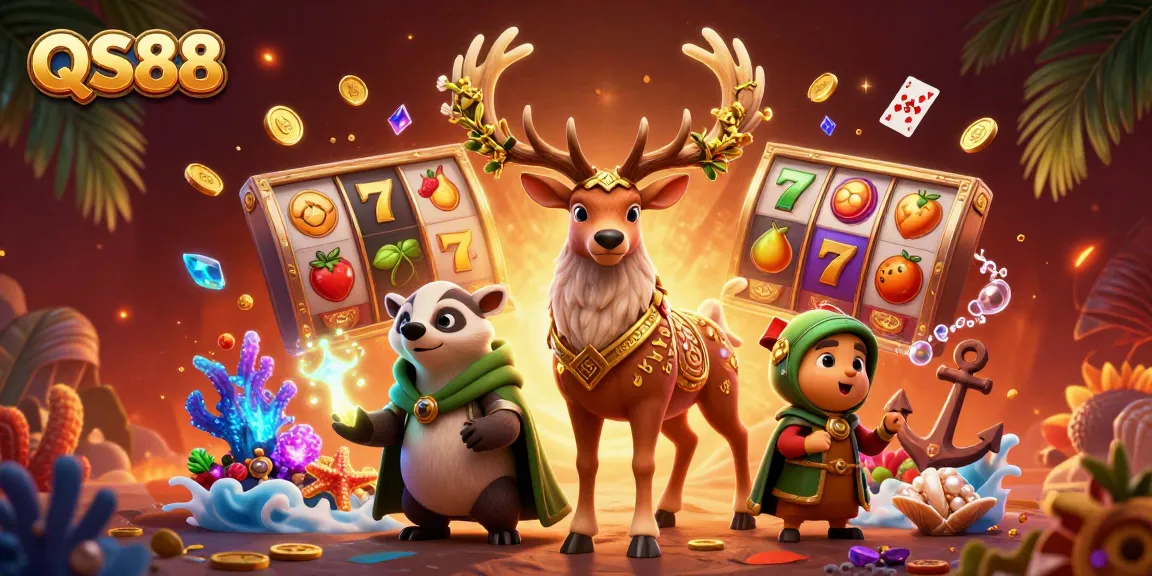 Experience the thrill of QS88 slots with vibrant gameplay elements and enchanting characters.