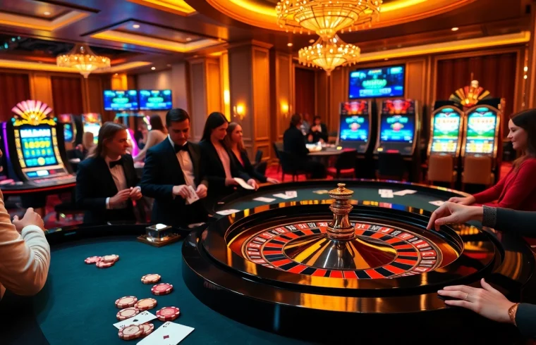 Experience high-stakes excitement with https://9bet9.in.net/ at an opulent casino table setting.